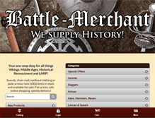 Tablet Screenshot of battlemerchant.com